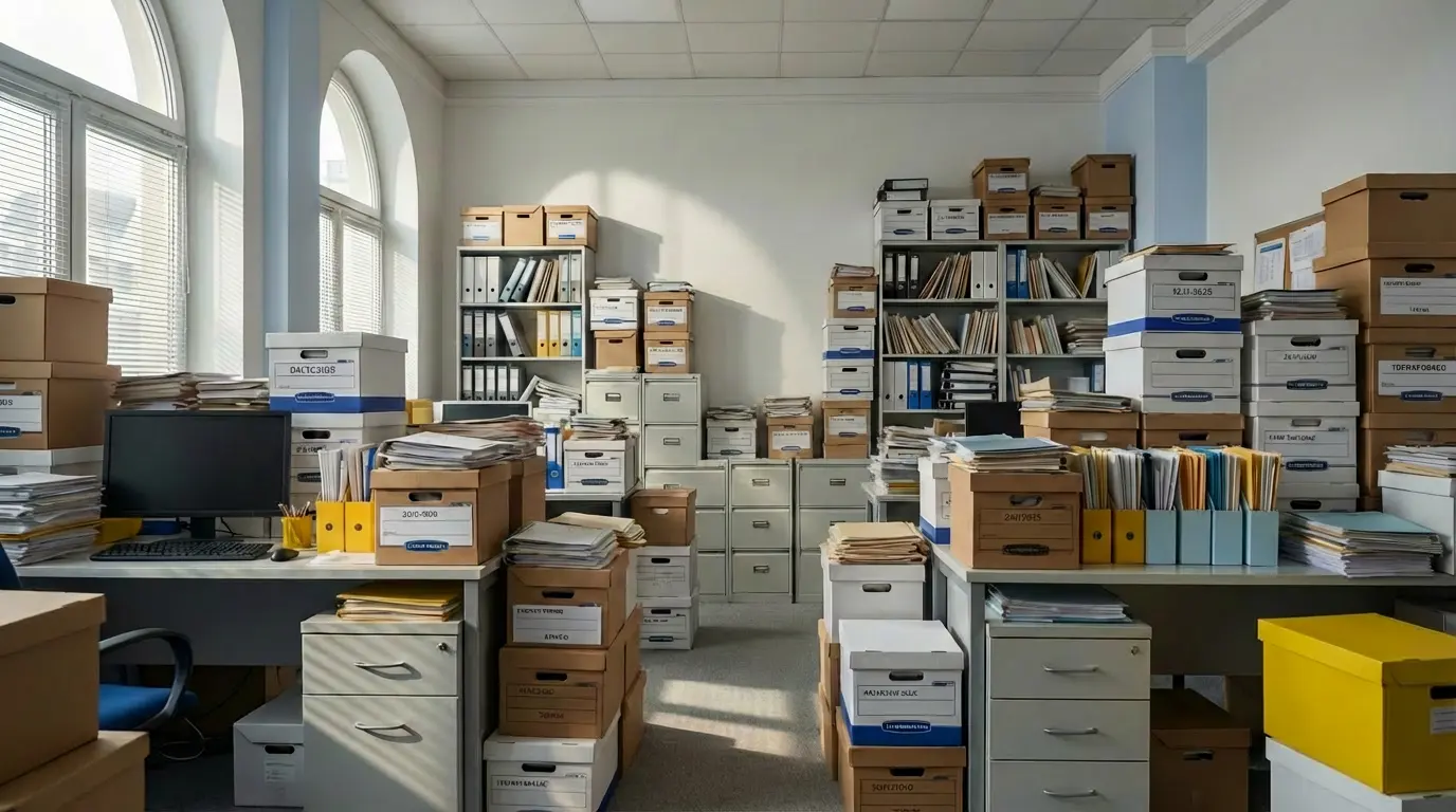 Arhiva contabila devine voluminoasa