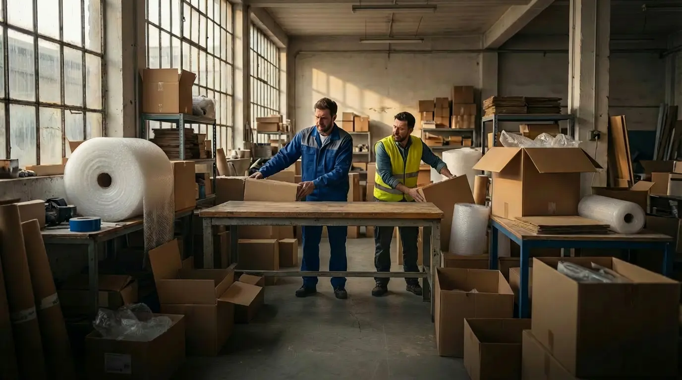 Materialele pentru productie blocheaza fluxul de lucru