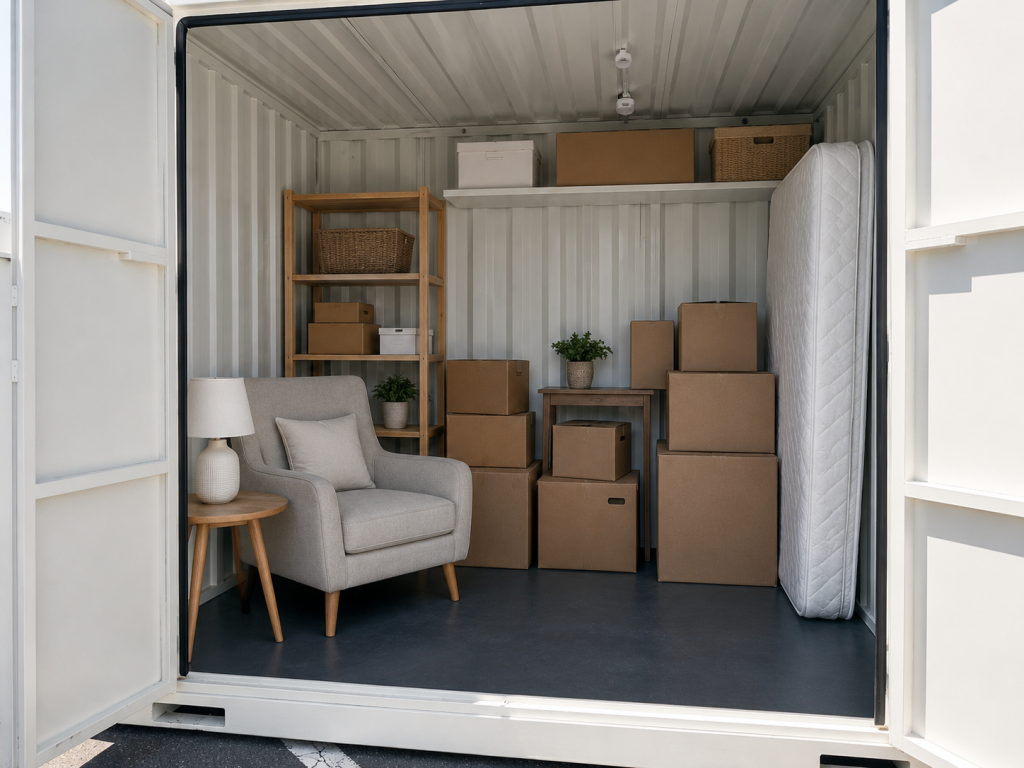 Depozitare mobila intr-o boxa self storage La Depozit