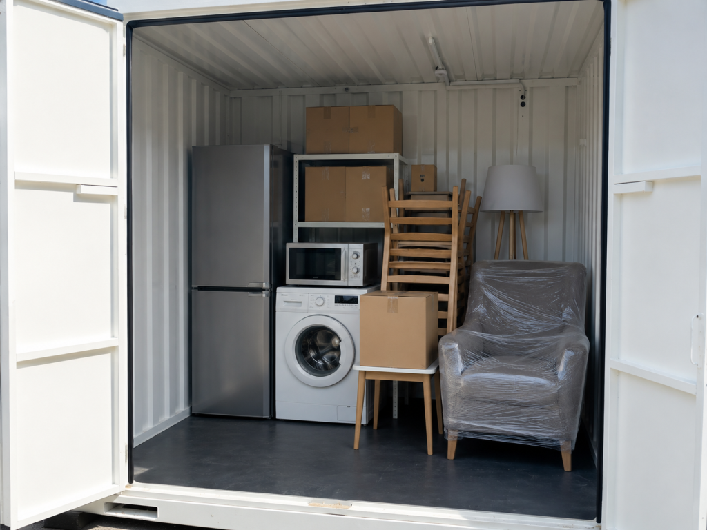Depozitare mobila intr-o boxa self storage La Depozit